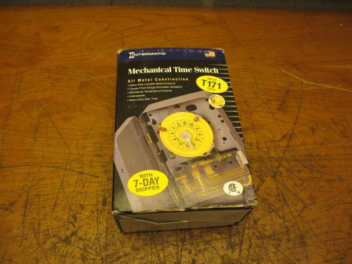 Intermatic Mechanical Time Switch NEW IN BOX Timer SPST T171  120VAC w/ Skipper