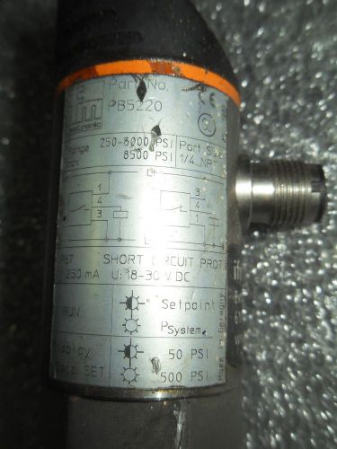 (V31-4) 1 USED IFM EFECTOR PB5220 PRESSURE SWITCH