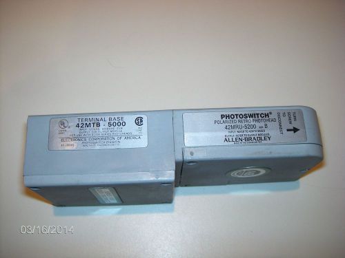 Allen Bradley Photoswitch Sensor 42MRU-5000 42MTB-5000