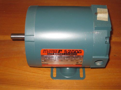 Reliance Electric S-2000 Duty Master AC Motor 1/2 HP 200 Volts 172 RPM 2.5A NEW