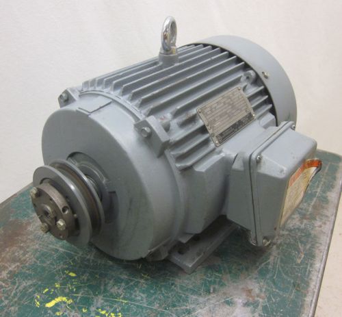 GE Induction Electic 5-1/2-Hp 3-Ph AC Motor 5.5-Hp Fr:112M IP:55 Bearings:6306