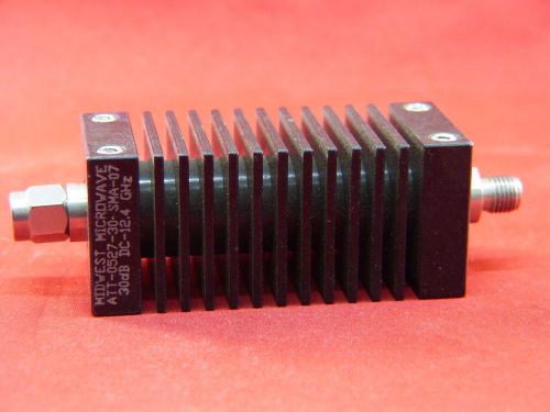 MIDWEST MICROWAVE DC-12.4GHz 30dB SMA Attenuator ATT-0527-30-SMA