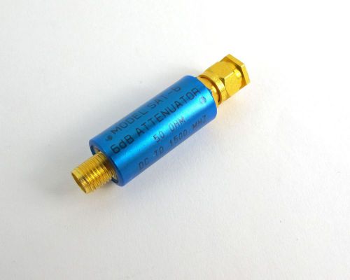 Mini-Circuits SAT-6 Attenuator 6dB 50OHM DC-1500MHz Gold SMA =NOS=