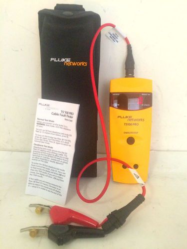 Fluke Networks TS100 Pro Cable Fault Finder Tester