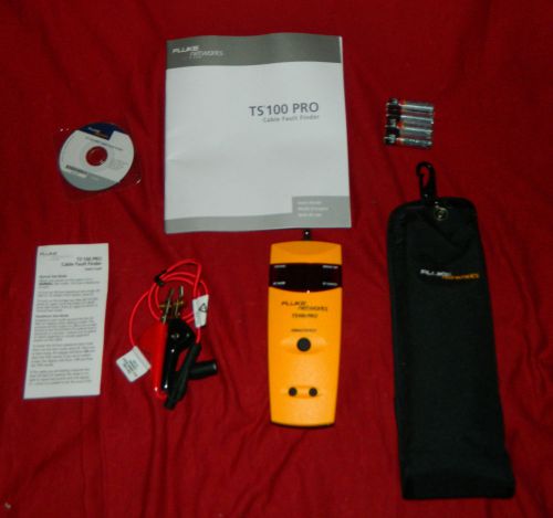 Fluke Networks TS-100-PRO-BT-TDR Cable Fault Finder