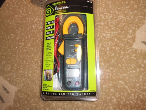 Greenlee CM-410 AC Clamp-on Meter, 400-Amp