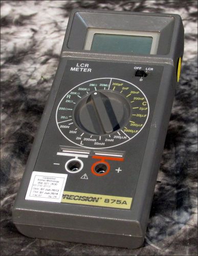 BK PRECISION 875A LCR METER / Last calibrated June 2013