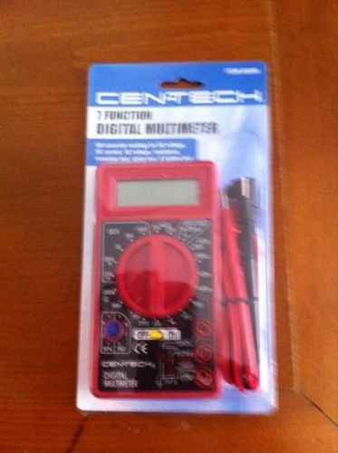 Cen-Tech 7 Function Digital Multimeter 69096 Electrical Test Meter NEW!!