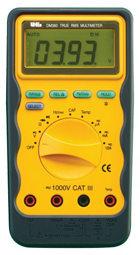 Uei dm393 digital multimeter trms, temp, capacitance for sale