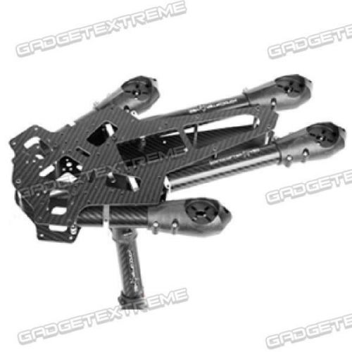 X-CAM Kongcopter 450 550 Upgrade Carbon Fiber Folding Frame Set 25mm Arm e