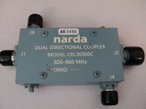 NARDA CEL30300C DUAL DIRECTIONAL COUPLER