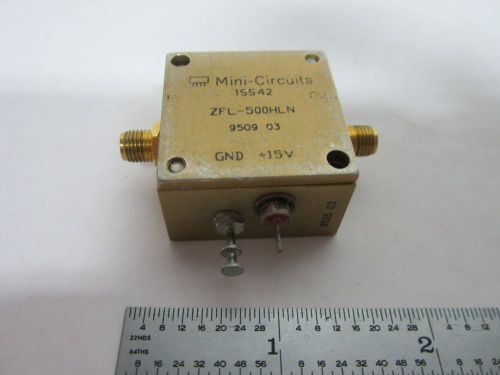 MINI CIRCUITS RF AMPLIFIER FREQUENCY ZFL-500HLN BIN#K1-12