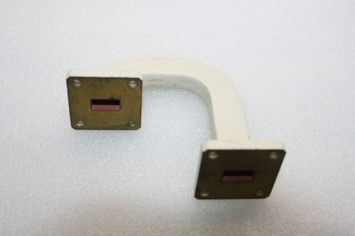 Microwave Rigid Waveguide Adapter U Bend H Plane WR51 15.00-22.00GHz