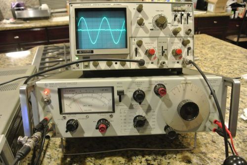 HP 333A AUDIO DISTORTION ANALYZER  Works Good