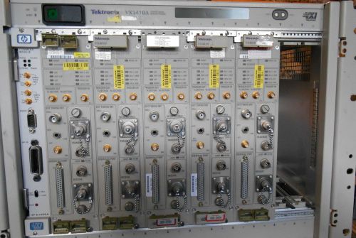 Tektronix VX1410A Intelliframe VXIbus Mainframe  With VX4610A /  E1406A