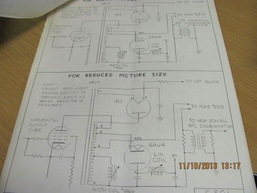 CONRAC MANUAL D78: Modification Kit - Installation Instructions w/schems # 19305