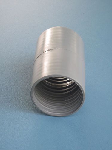 2&#034; Gray Double Threaded Vacuum Hose Connector