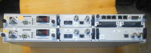 Harris TR5000  w/ NDX Cards Truepoint  SPU Protected Shelf 201-902595-501