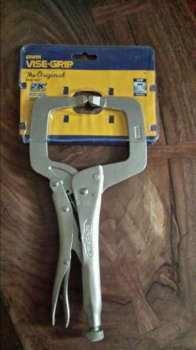 Irwin11r c clamp new in packaging 11&#034; regular tip