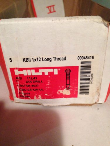 HILTI  KBII 1 X 12 LONG THREAD