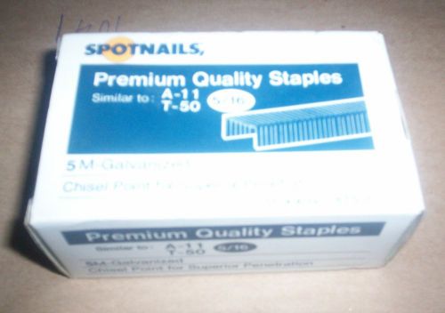 SPOTNAILS PREMIUM QUALITY STAPLES  A-11 - T-50