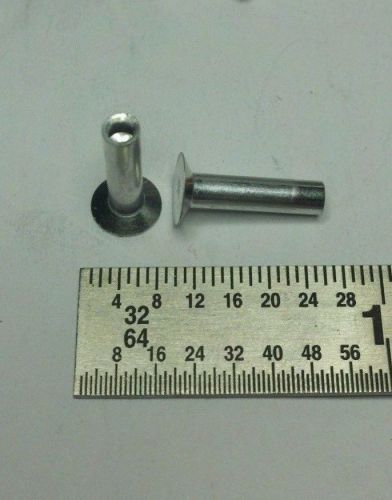 2300  1/8&#034;D X 1/2&#034;L  X 3/8&#034; OVAL SEMI/TUB RIVET aluminum  17