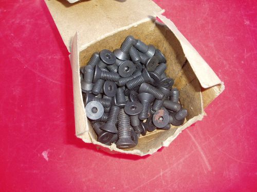 Universal fastener company flat socket alloy cap screws size 3/8-16 x 1&#034; for sale