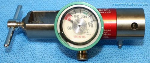 LSP Rhino Oxygen Regulator 25LPM (2) DISS + Barb CGA 870 L370-220-G-STL