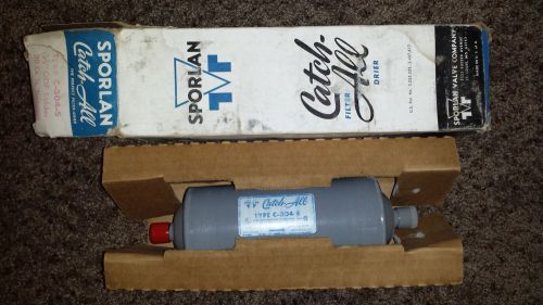 Sporlan Catch All Filter Drier C-304-S 1/2&#034; 30 Cu. In.