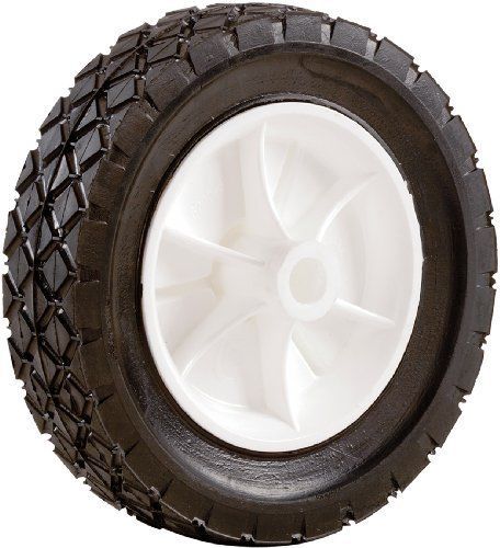 Shepherd 9610 6-inch x 1-1/2-inch plastic hub semi-pneumatic rubber diamond trea for sale