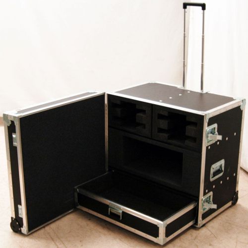 Wilson Case 28&#034;L x 29.75&#034;W x 23.75&#034;H Travel Storage Road Case w/Rolling Casters