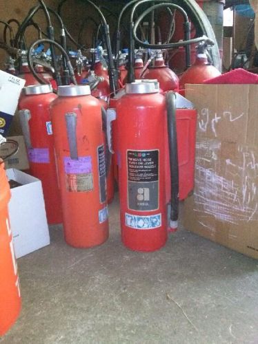 Ansul red line 20 lb abc fire extinguisher w/wall bracket for sale