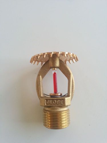 Globe brass quick response upright 1/2&#034; npt fire sprinkler heads k=5.6 -gl5615 for sale