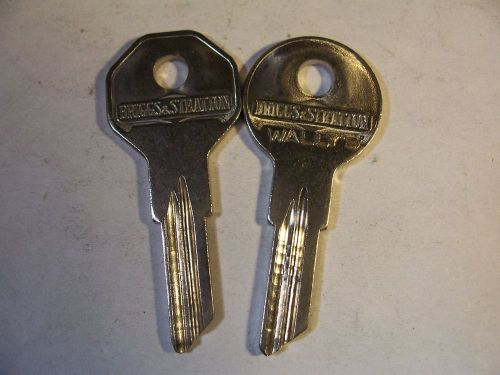 1 SET  BRIGGS &amp; STRATTON  NOS GRV 3  DELCO-REMY 1933   KEY BLANK  UNCUT