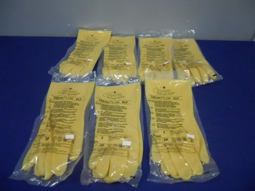 New lot 7x trionic e-194 mapa advantech triple polymer clean room rubber gloves for sale