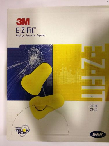 Ear Plugs  3M EAR Ez-fit w/Cord 200 PAIRS SEALED BOX