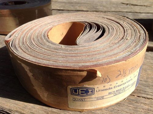 Uneeda 2 1/2&#034; x 200&#034; sanding belts