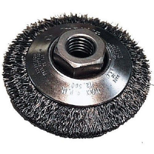 new MAKITA 3-3/8&#034; x 5/8-11 Crimped Wire Wheel Bevel Brush 743210-A #90687