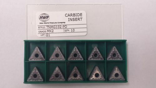 New world products tnmg332-pd mk2 (c2 uncoated) turning carbide inserts 10pcs for sale