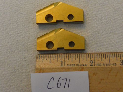 2 NEW 1-11/16&#034; ALLIED SPADE DRILL INSERT BITS. 433T-0122 AMEC {C671}