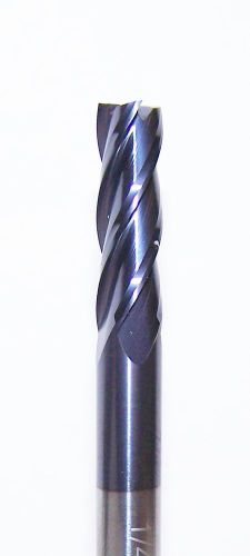 1/4&#034; (.250&#034;) CARBIDE 4 FLUTE ENDMILL, TiAIN-FUTURA COATED