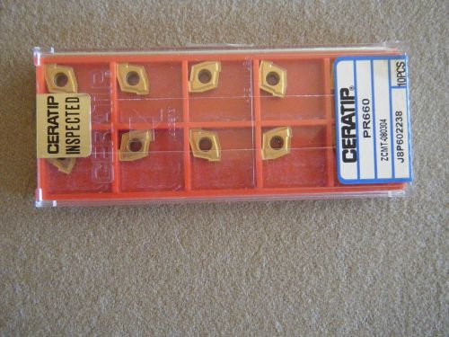 CERATIP INSERTS  ZCMT 080304 PR660  9pcs lot