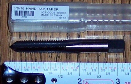 3/8&#034; - 16 TPI ~  HAND TAP, TAPER~ 20724