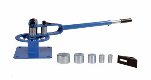 Bench top tube pipe rod compact bender bending metal fabrication 7 dies 1&#034; - 3&#034; for sale