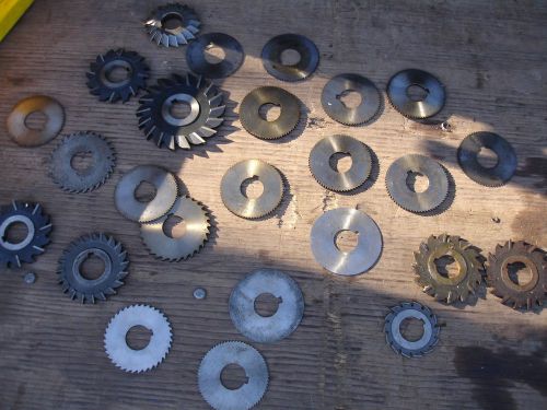 HSS Milling Cutters lot of 25, Malco, made in England, etc