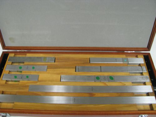 Mitutoyo/Mixed #516-763 Grade 1, 8 pc., Square Long/Large Gage Block Set - EV24