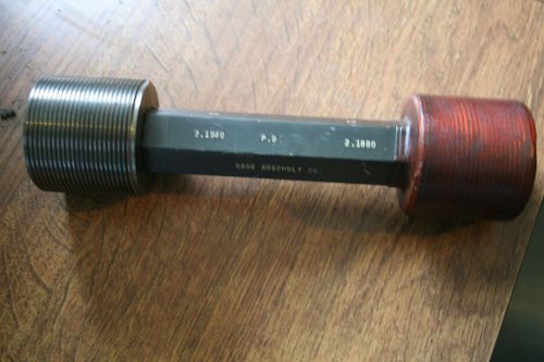 GO NO GO SET THREAD PLUG GAGE 2.25-12 UN-2A START GO 2.194 LO 2.188