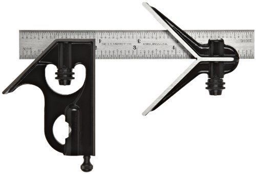 Starrett 33hc-6-16r forged, hardened steel square and center heads w/ regular for sale