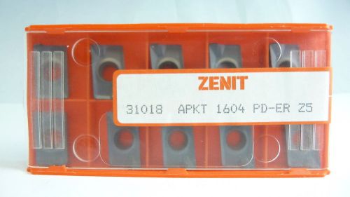 Zenit apkt 1604 pd-er z5 carbide milling inserts for sale