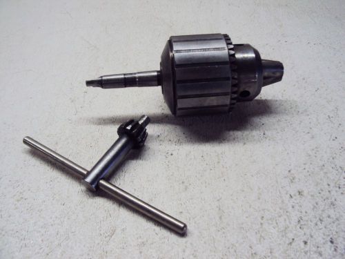 JACOBS 3/8-1&#034; SUPER CHUCK NO 20, A0205, NO 2 MORSE TAPPER (USED)